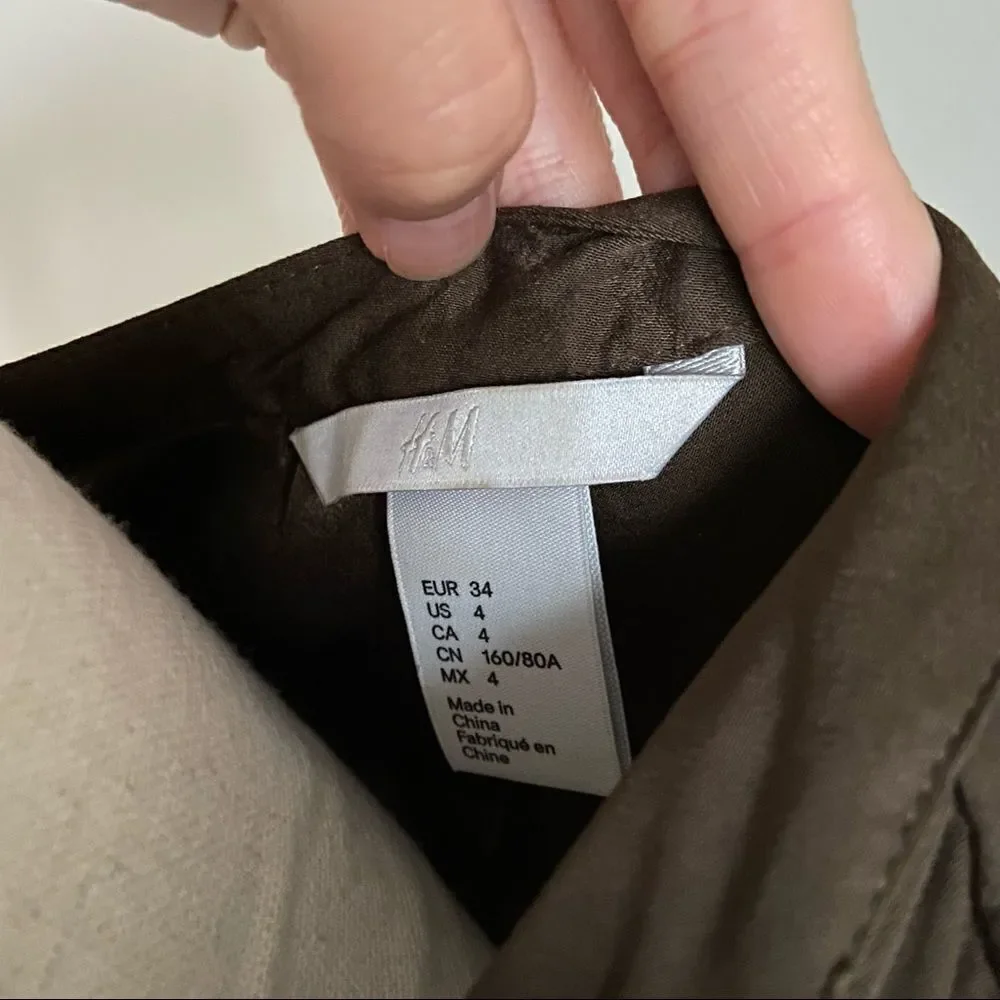 H&M Olive Green Tunic Dress - Picture 4 of 5